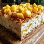 sernik kokosowo-mango na zimno
