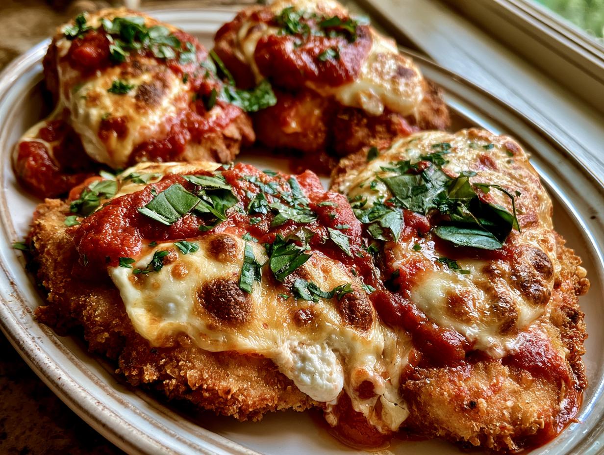 chrupiący kurczak po parmeńsku z mozzarellą - detail 1