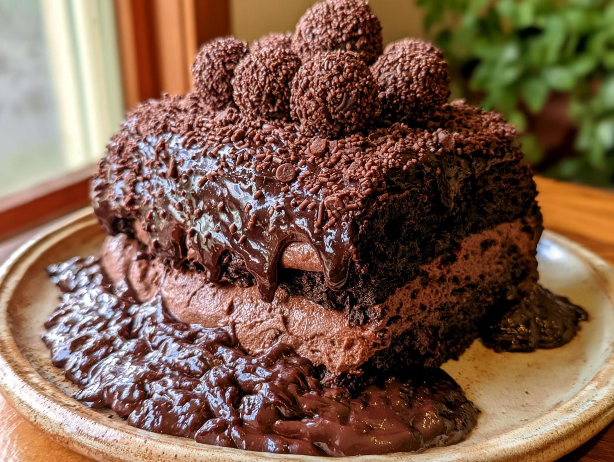 czekoladowe ciasto brigadeiro - detail 1