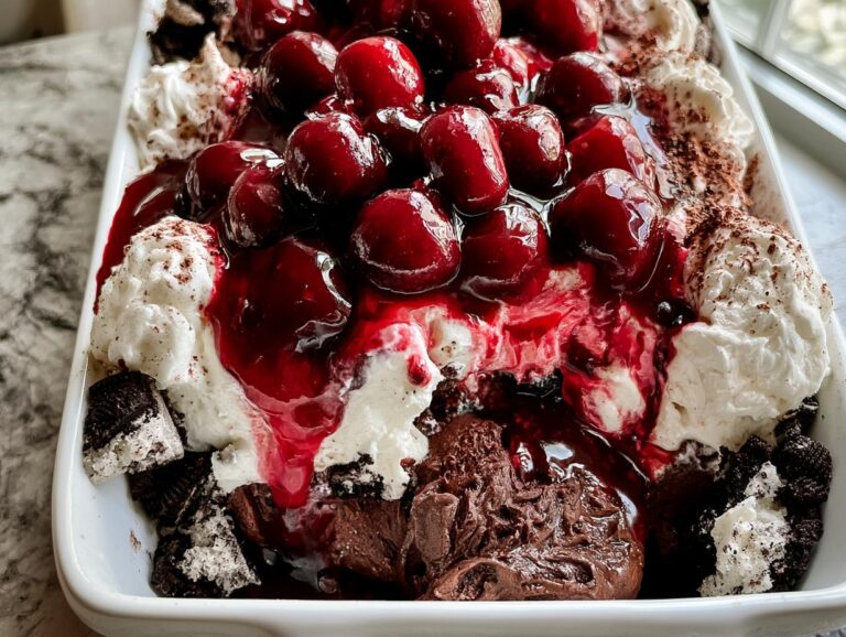 tiramisu czekoladowe z wiśniami